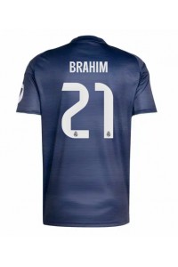 Real Madrid Brahim Diaz #21 Voetbaltruitje Uit tenue 2025-26 Korte Mouw